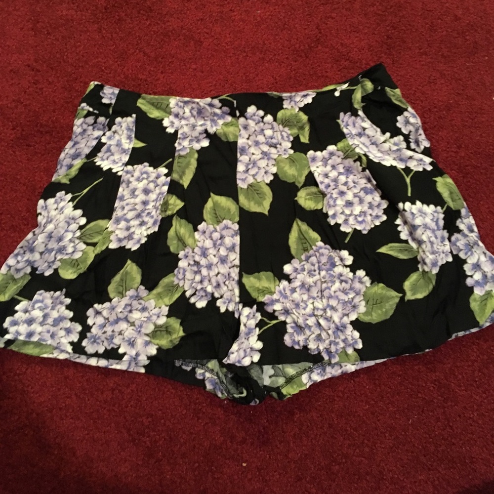 Minkpink Lilac Print Tap Shorts
