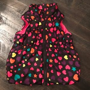 Hearts & Stars Puffer Vest