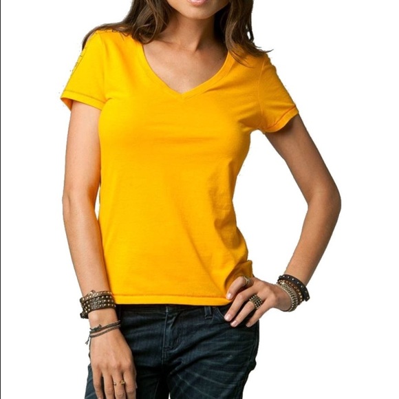 🆕 Fox Racing Women's Daze Vneck Tee Short Sleeve - Picture 2 of 5