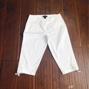 Cropped White House Black Market Slacks
