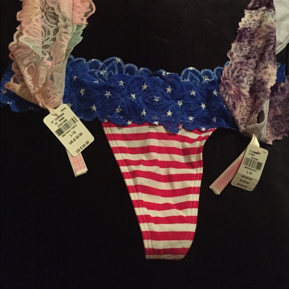 Pink VS Lace Thong Bundle - Picture 2 of 4