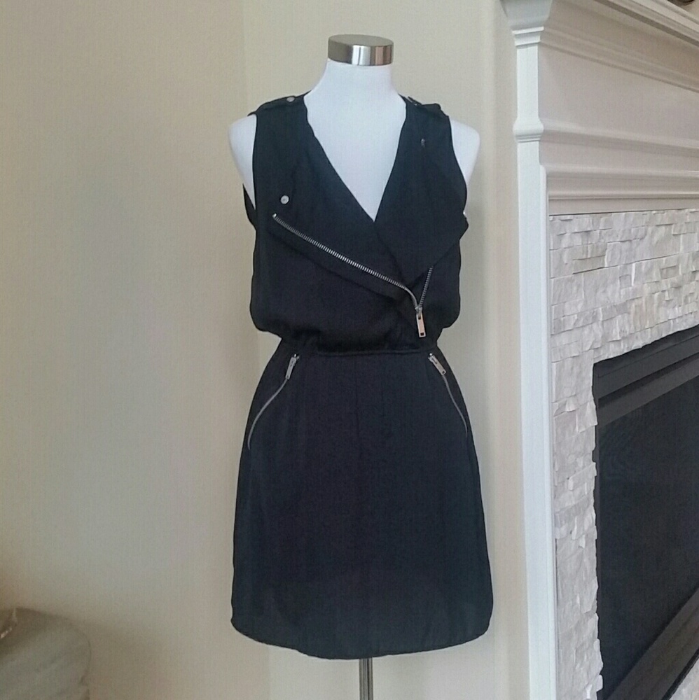 Blouson Black Mini Dress