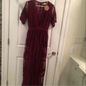 Honey Punch maxi romper