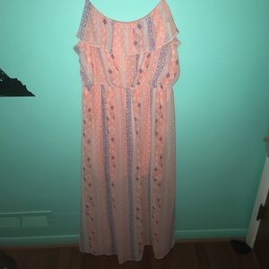 Tribal Print Maxi Dress **NEVER WORN**