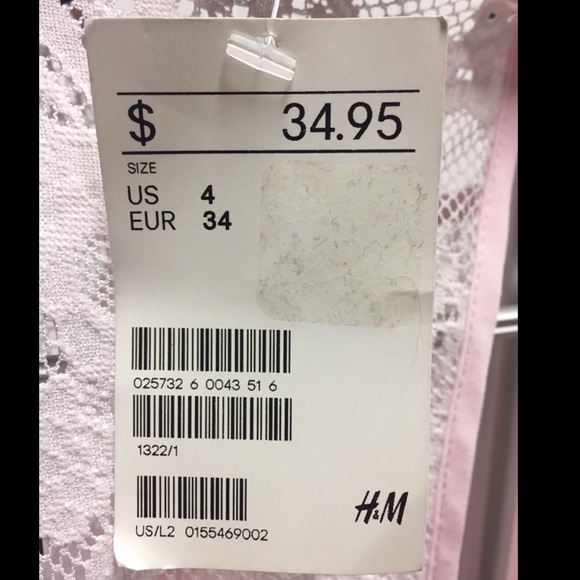 H&M Light Pink Dress. BNWT, Never worn. - Picture 4 of 4