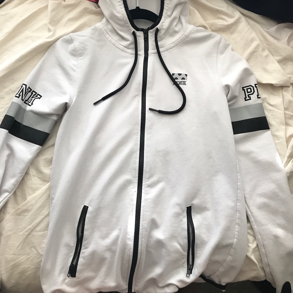 White Victoria Secret jacket