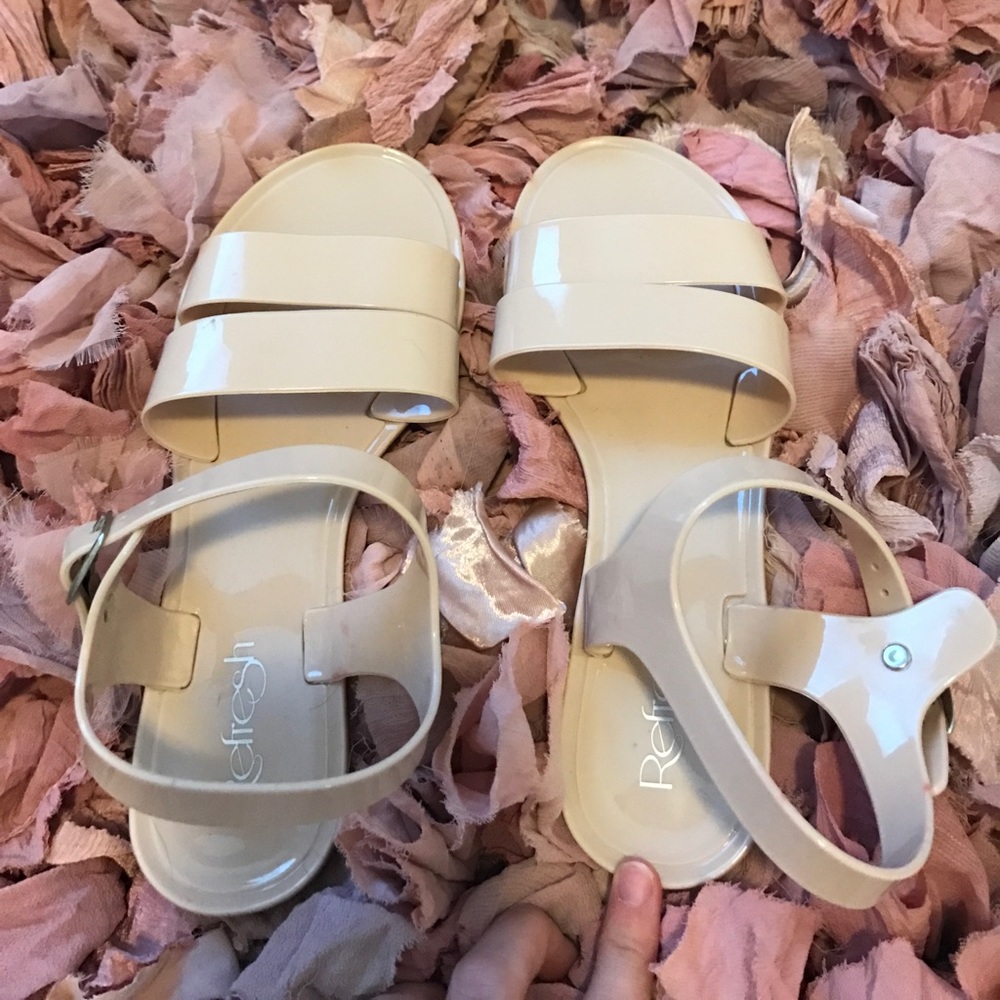 Tan Jelly Sandals