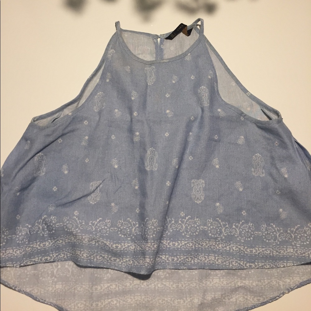 Zara Blue Tank