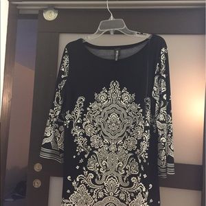 Black and white dress worn once