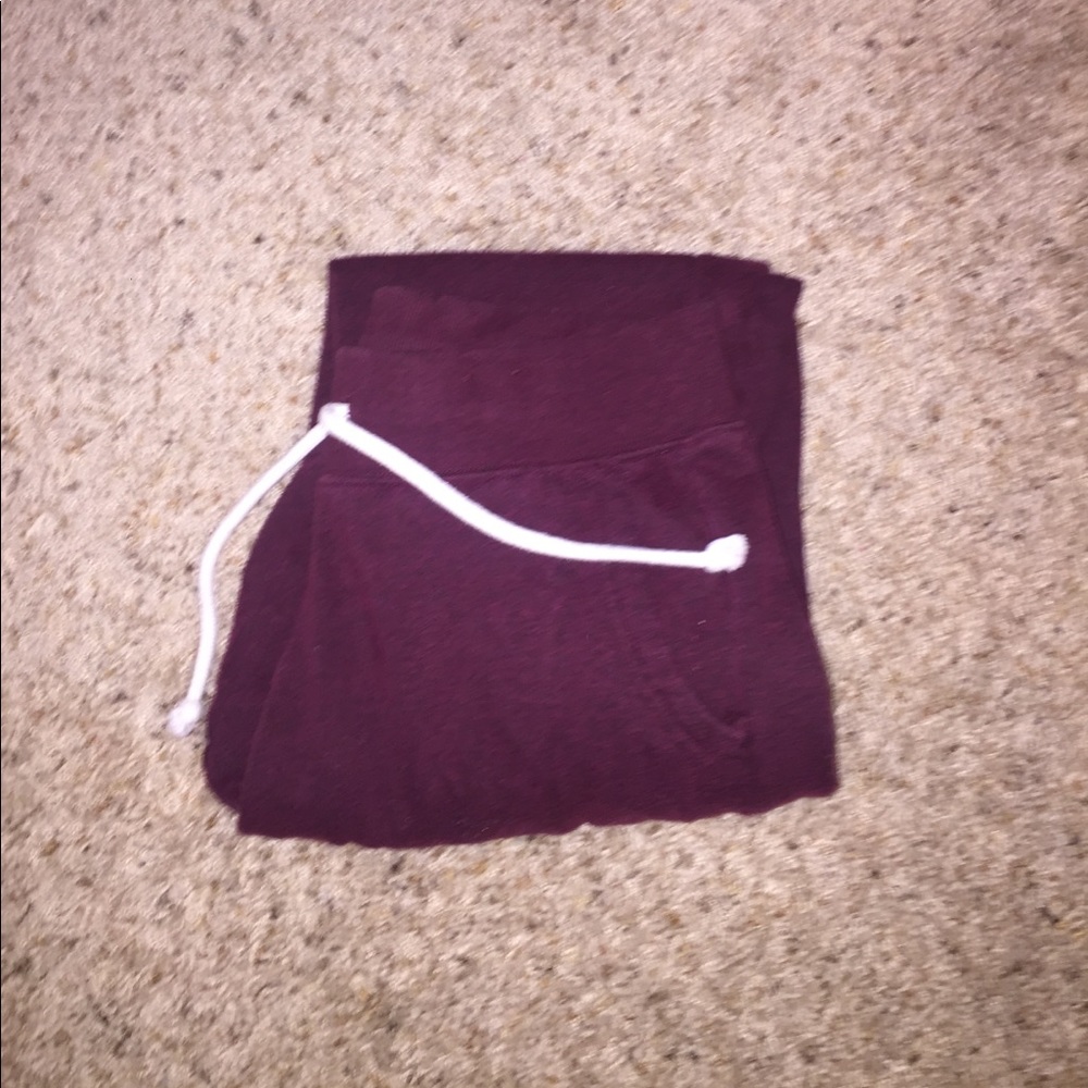 Maroon joggers