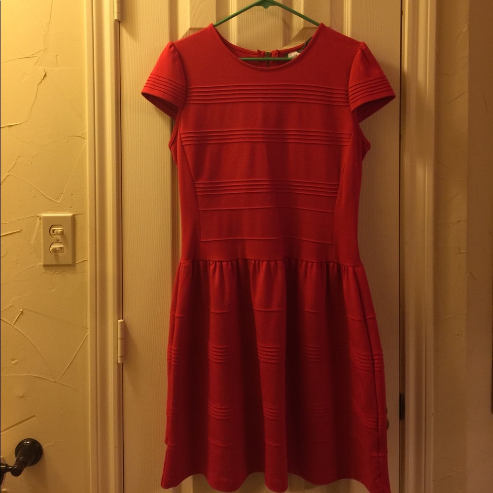 Red Fit and Flare Dress - Girls From Savoy