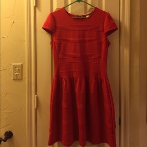 Red Fit and Flare Dress - Girls From Savoy