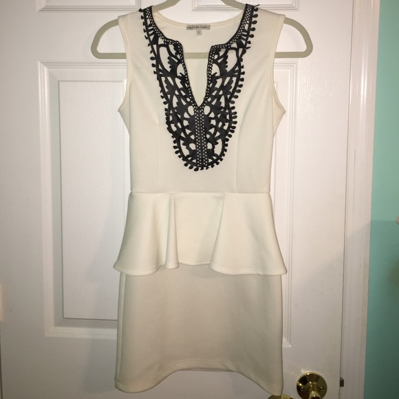 White Cocktail Dress - Picture 1 of 4
