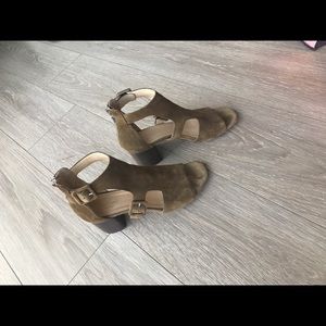 Rag & Bone Suede block- heel sandal