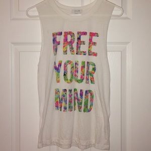 🌼Free Your Mind Rainbow Tye-Dye Tank