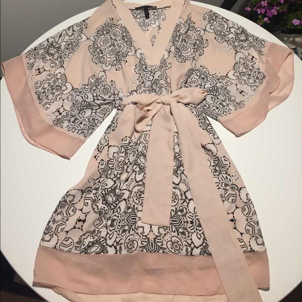 Light Pink BCBG dress with print