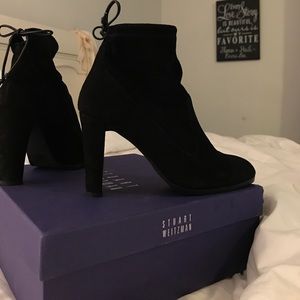 Stuart Weitzman Glove High Heel Booties (7.5)
