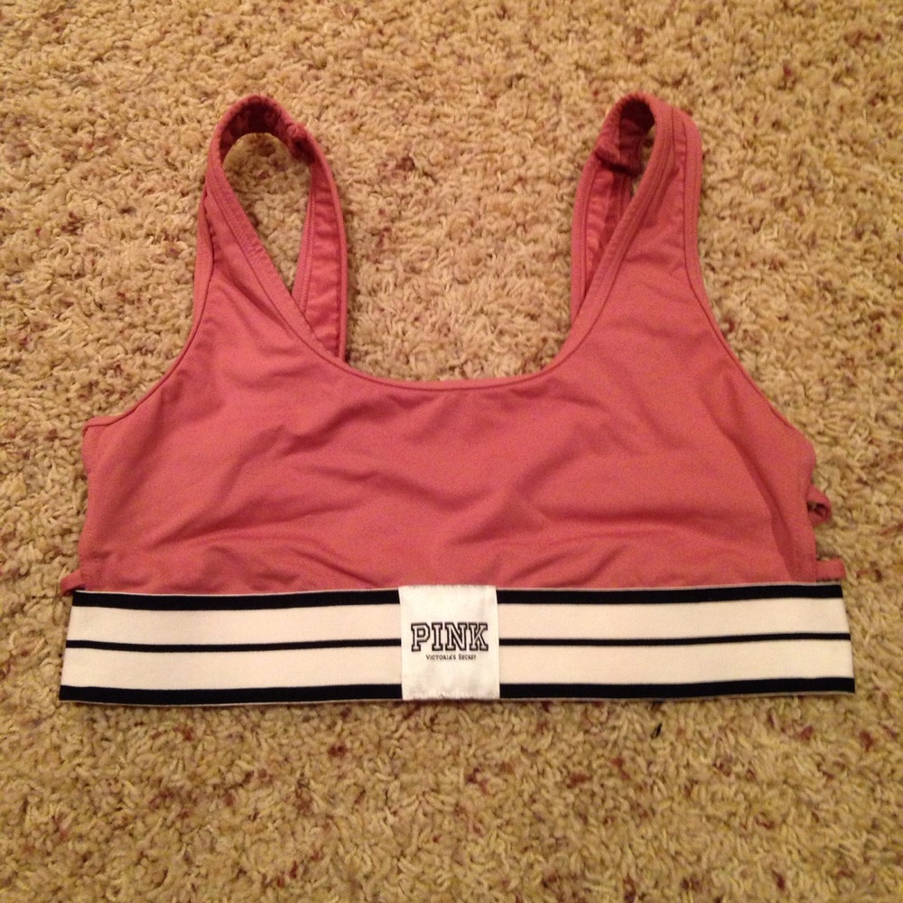 PINK Sports bra with caged sides