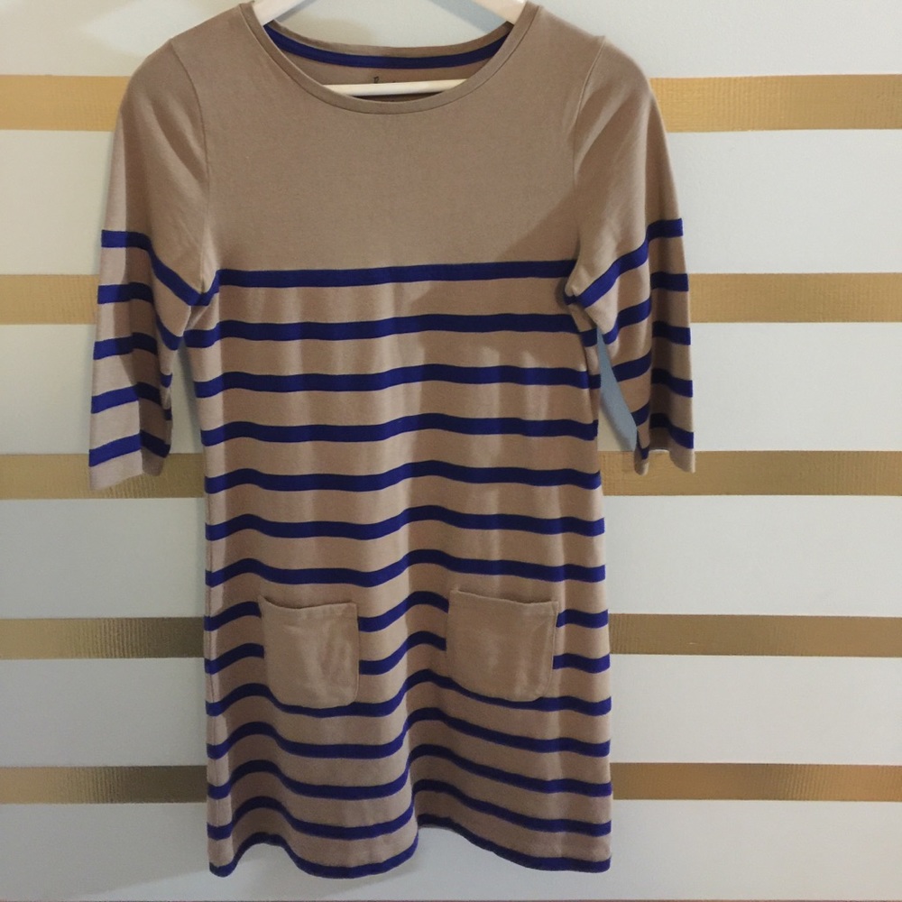 Half sleeve Boden Striped Cotton Dress
