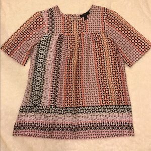 Super cute colorful J. Crew top!