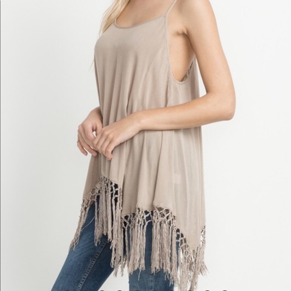 Callie Crochet Trim Tunic☃️ sale - Picture 4 of 8