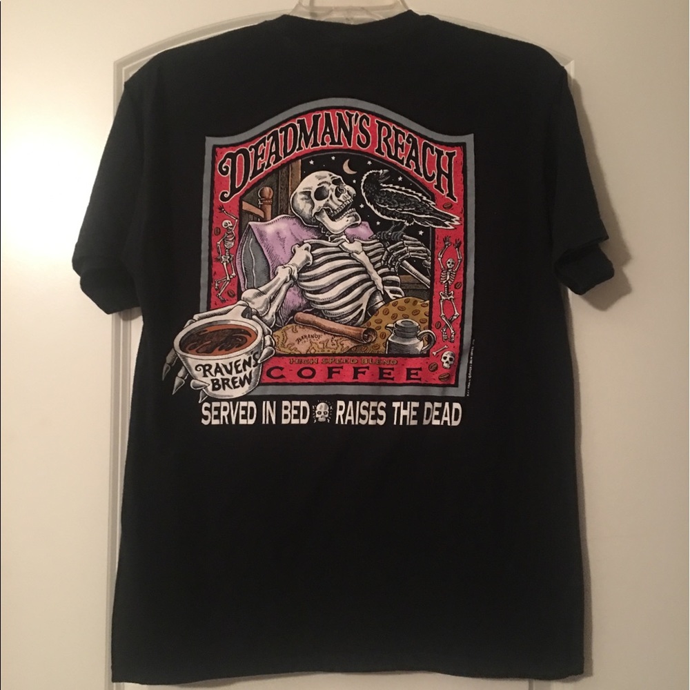 Raven's Brew coffee tshirt