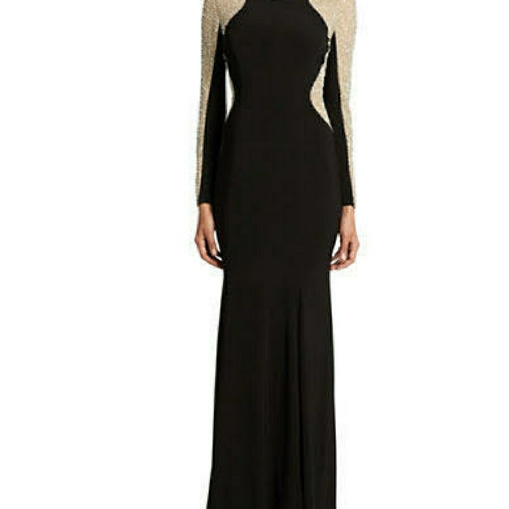 Black Beaded Gown