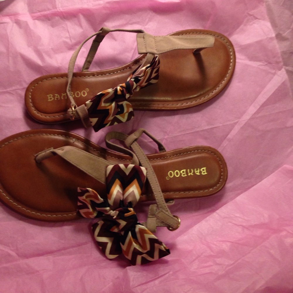 Bamboo sandals