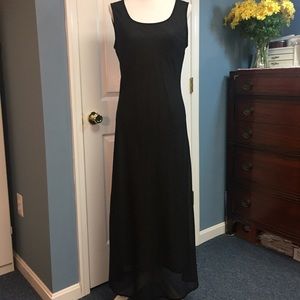 Calvin Klein size 10, long black dress