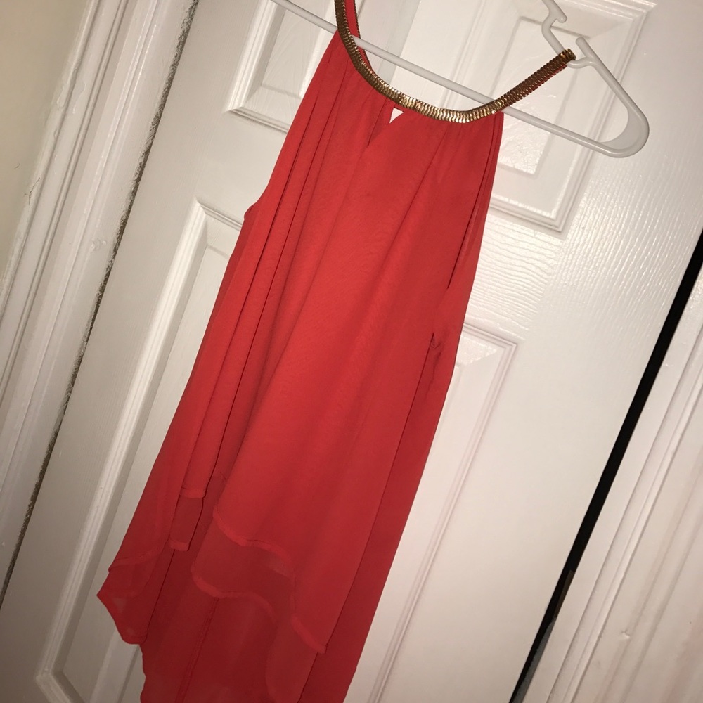 Red blouse