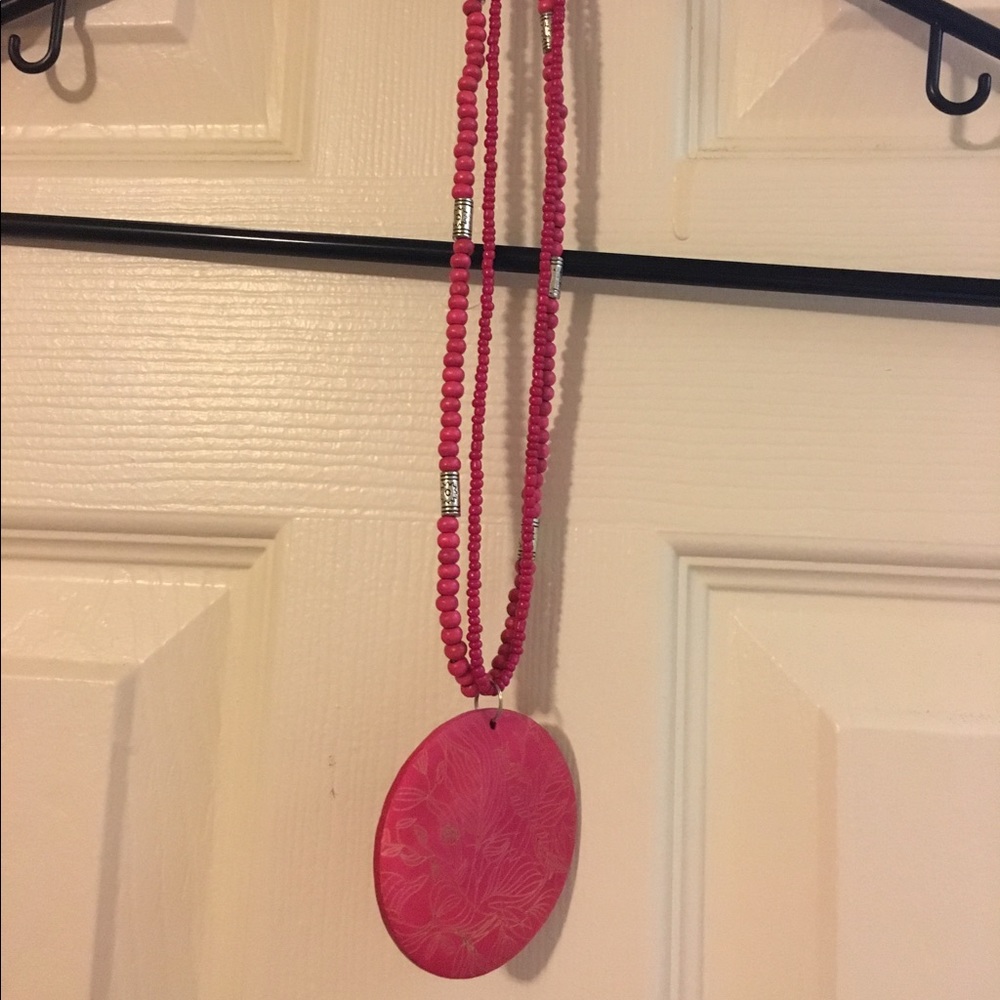 Pink necklace