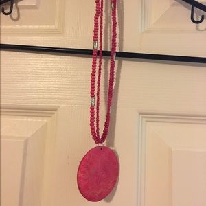 Pink necklace