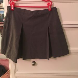 Forever 21 - Dark Gray Mini Pleated Skirt