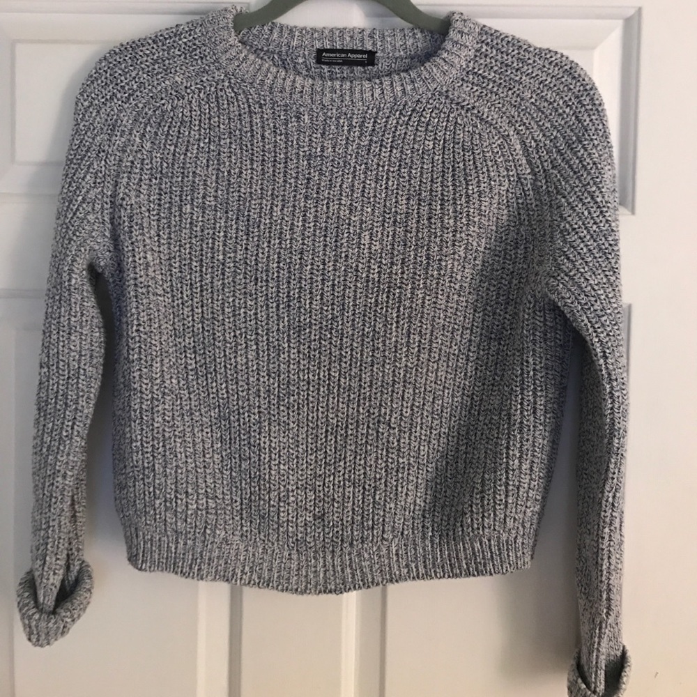 Blue heather sweater