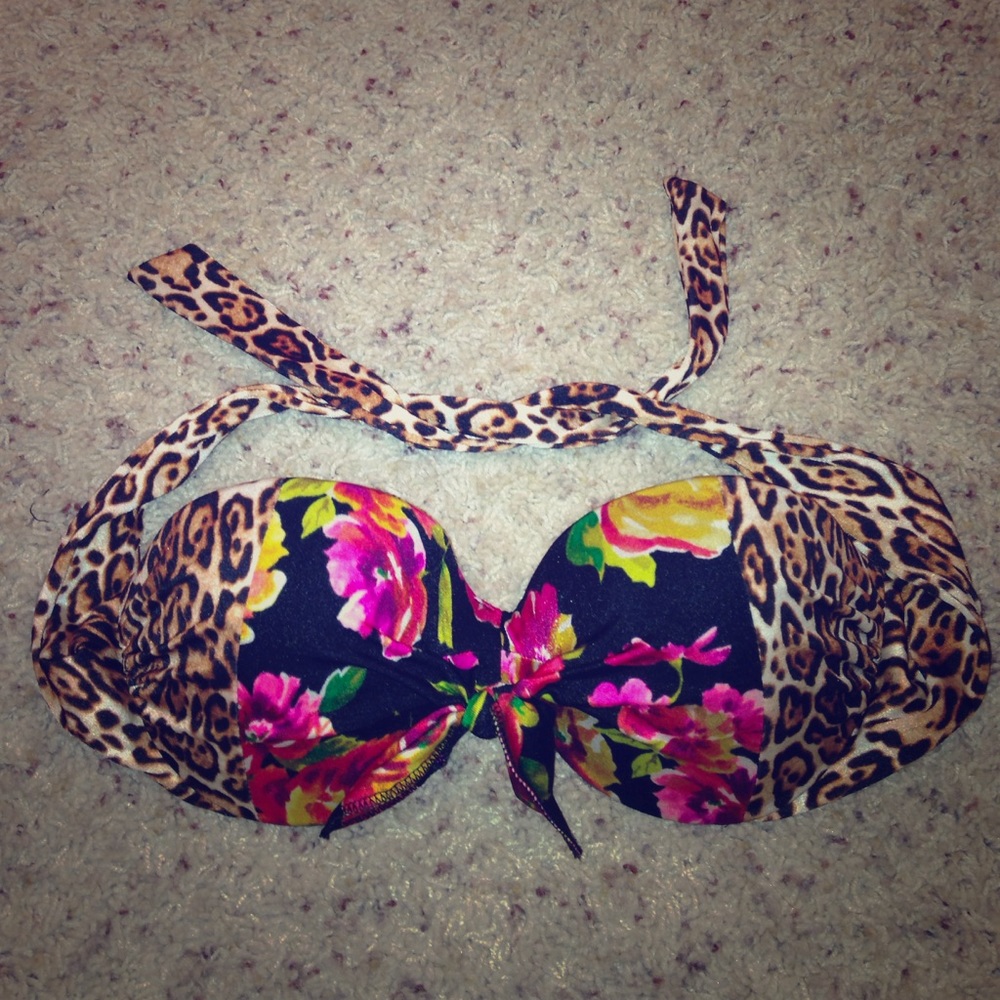 Victoria's Secret cheetah/ floral bathing suit!