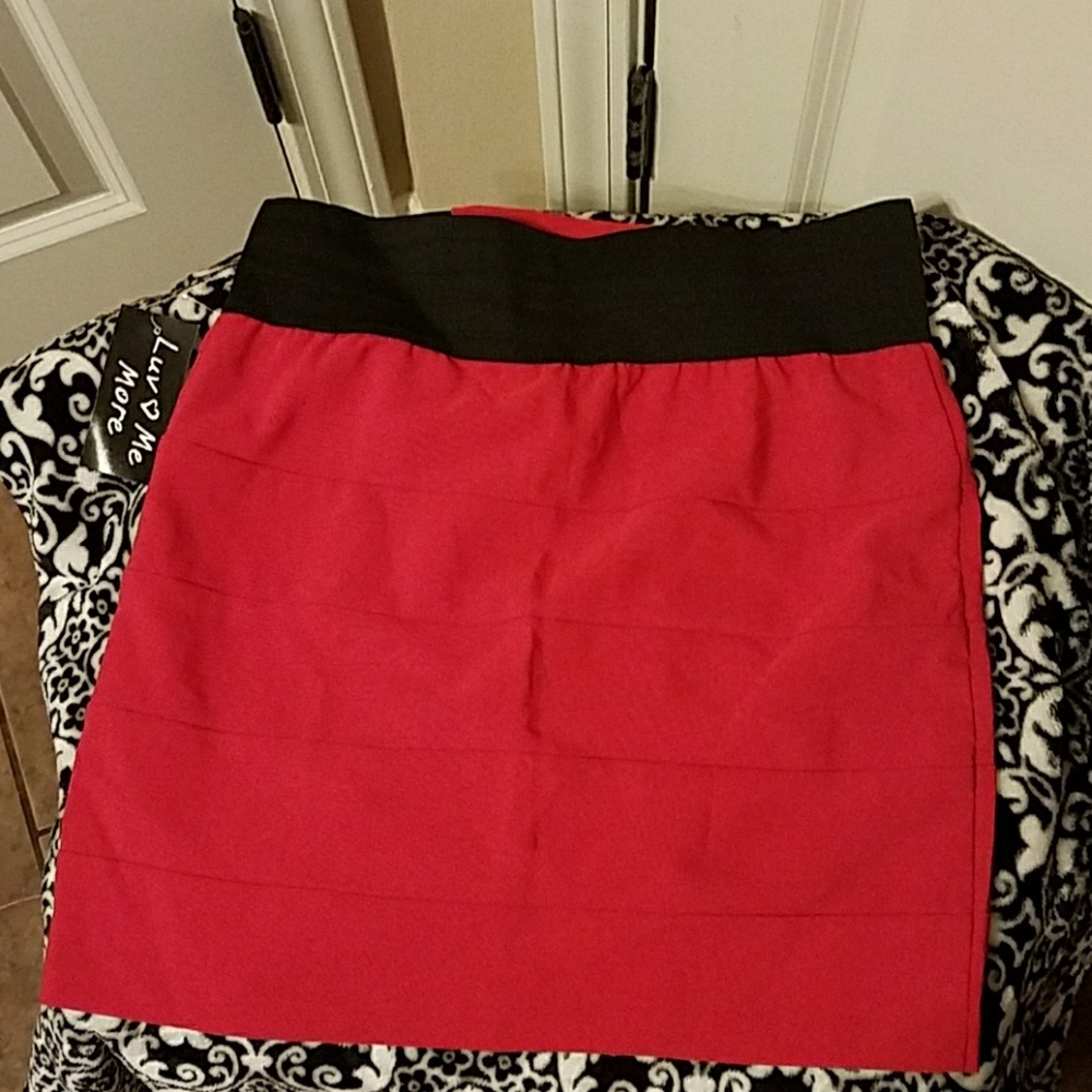Red Mini Skirt