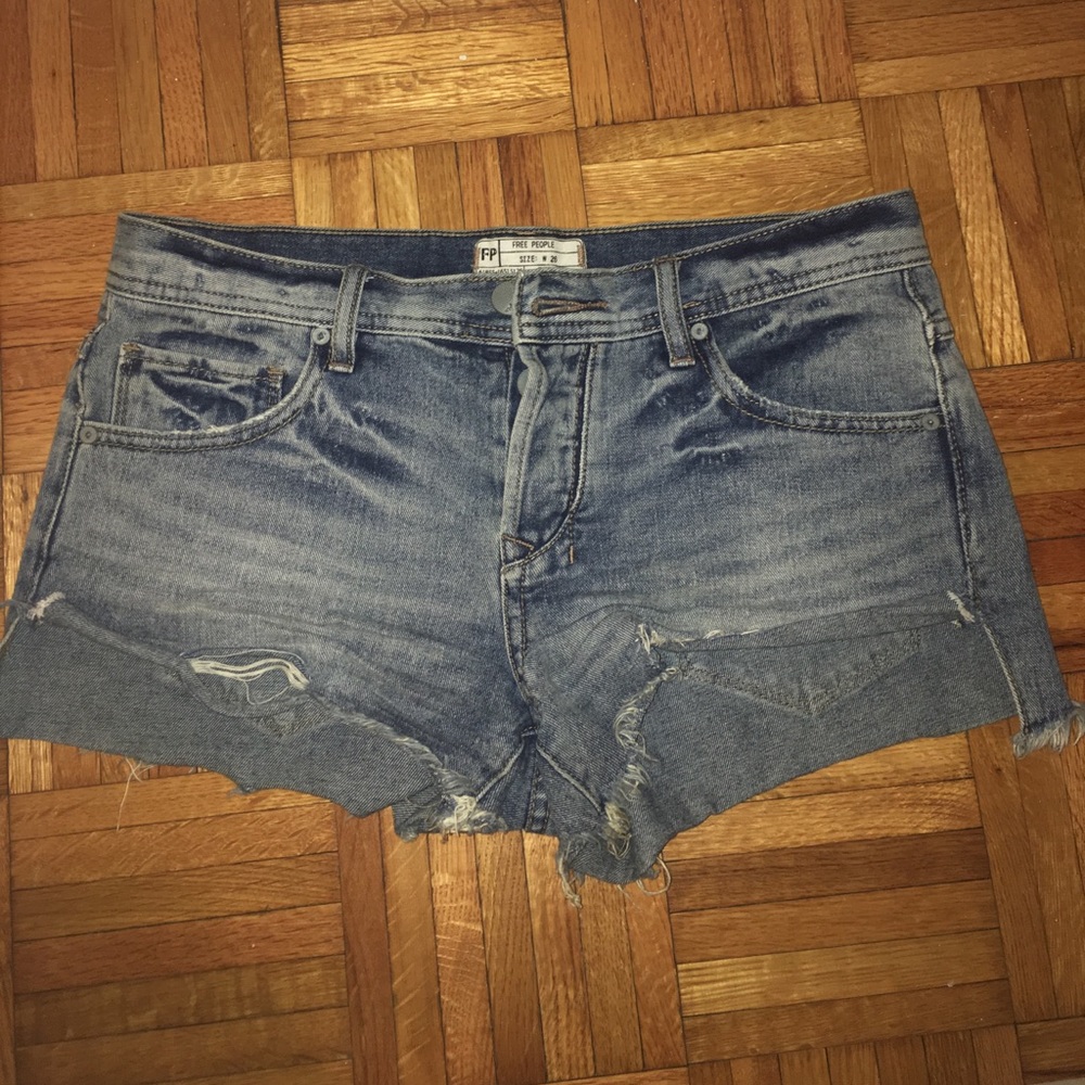 Free People Denim Shorts