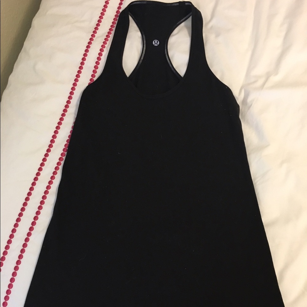 Black racerback top