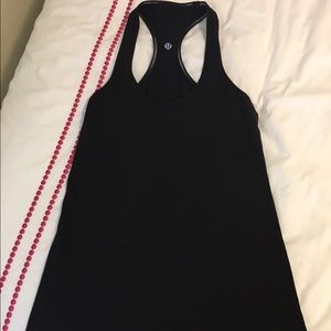 Black racerback top