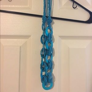 Teal necklace