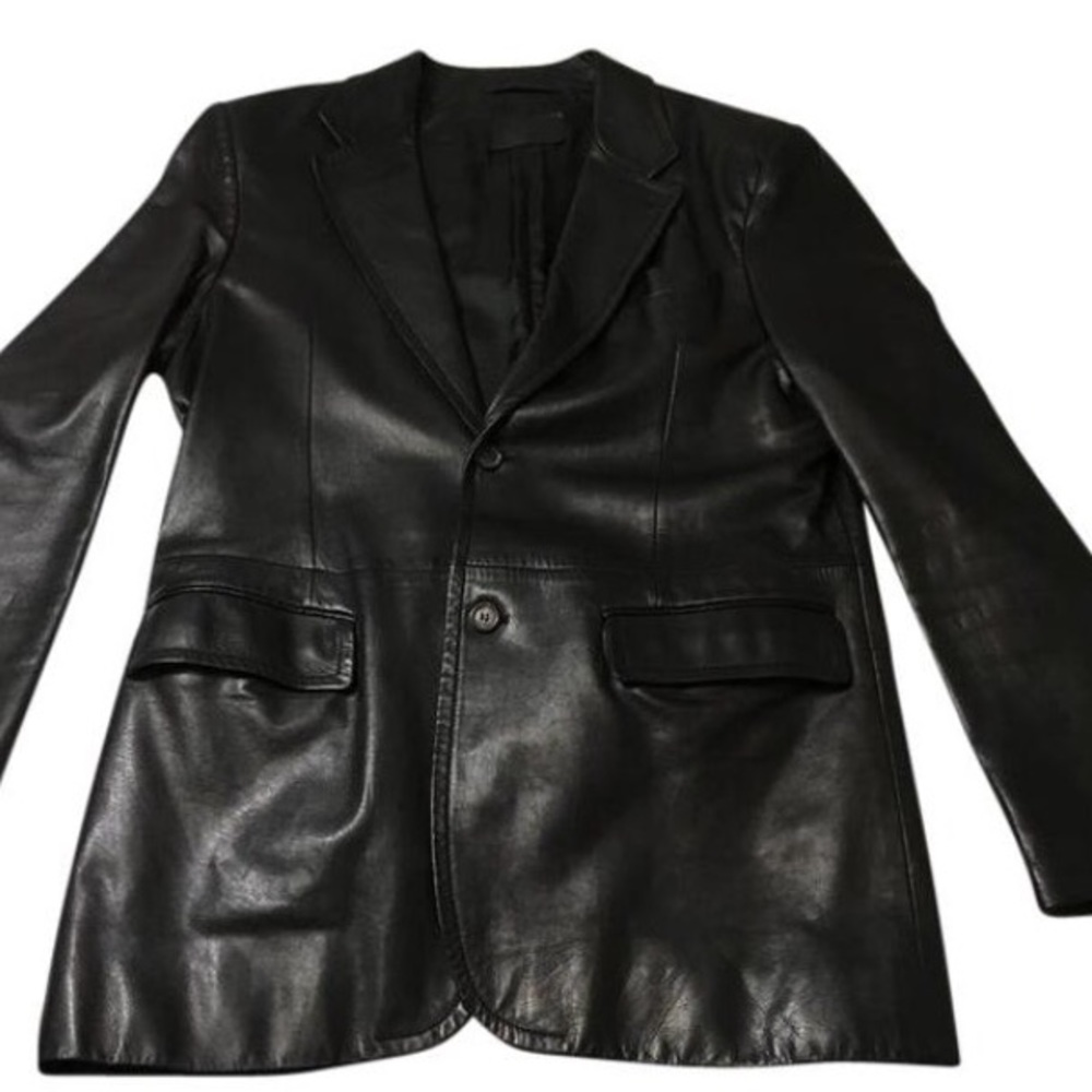 Prada Leather Blazer jacket men's