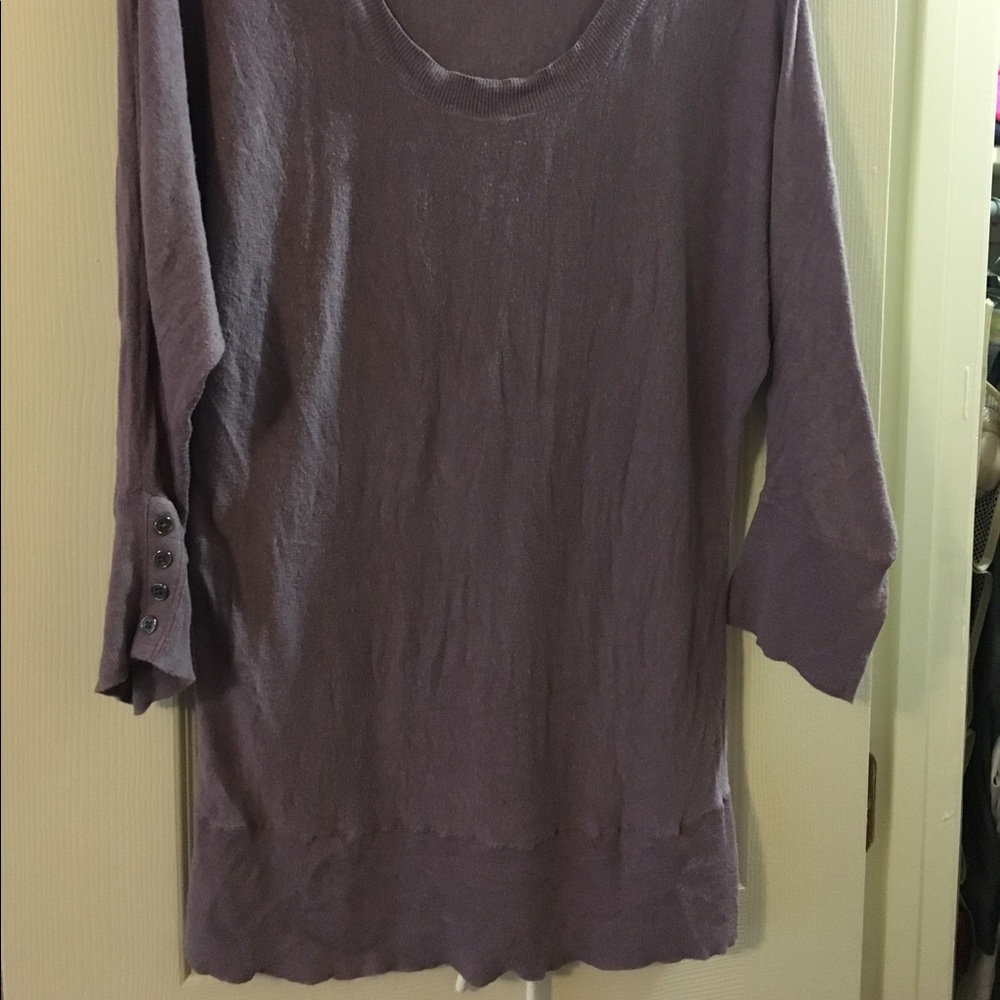 Purple light sweater