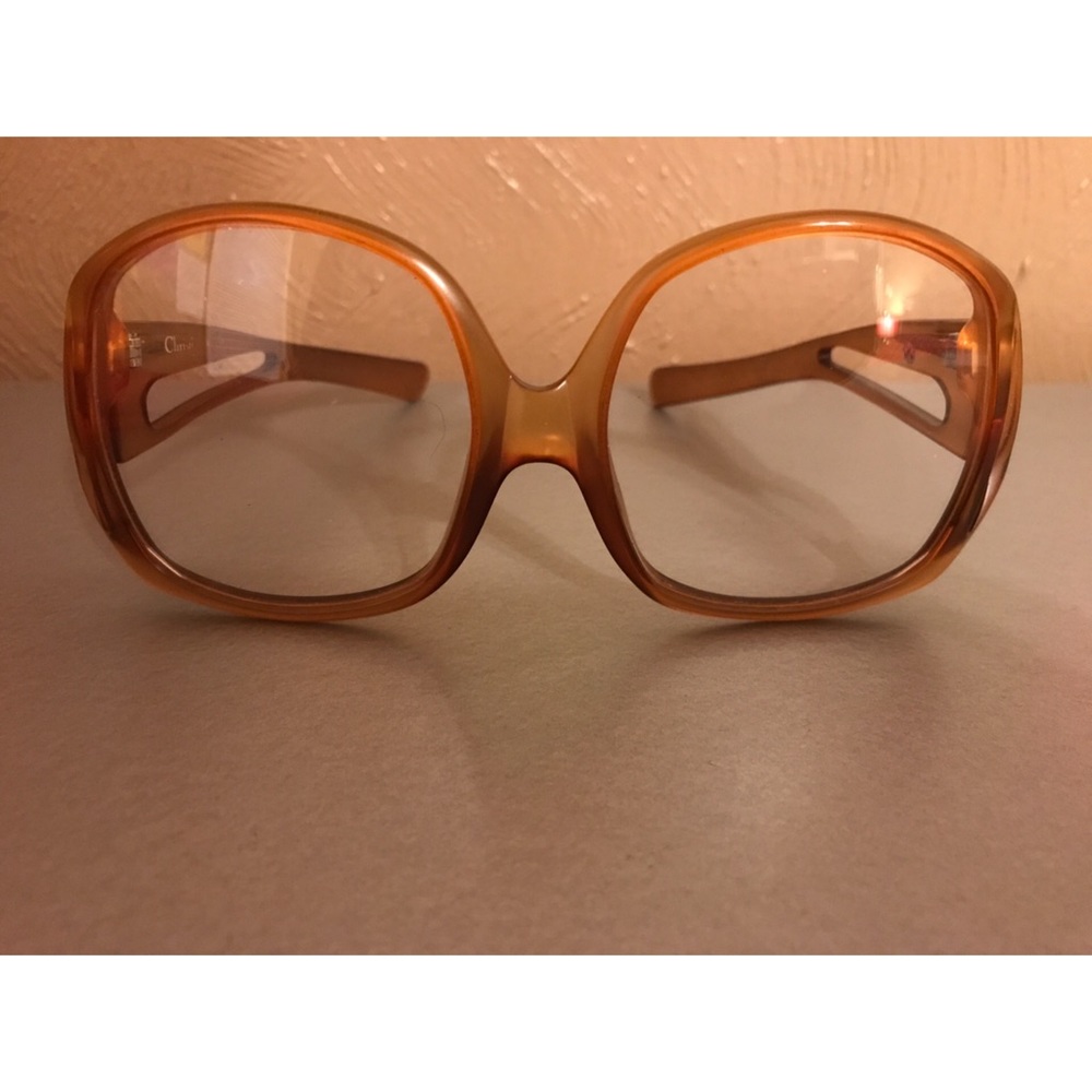 Brown Vintage, Oversized Christian Dior Glasses