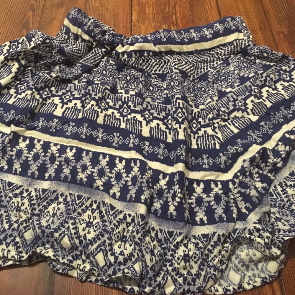 Blue skirt