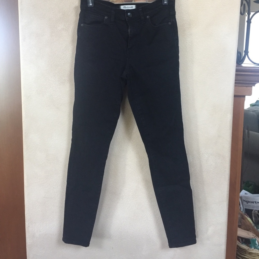 Madewell High-rise black skinny jeans
