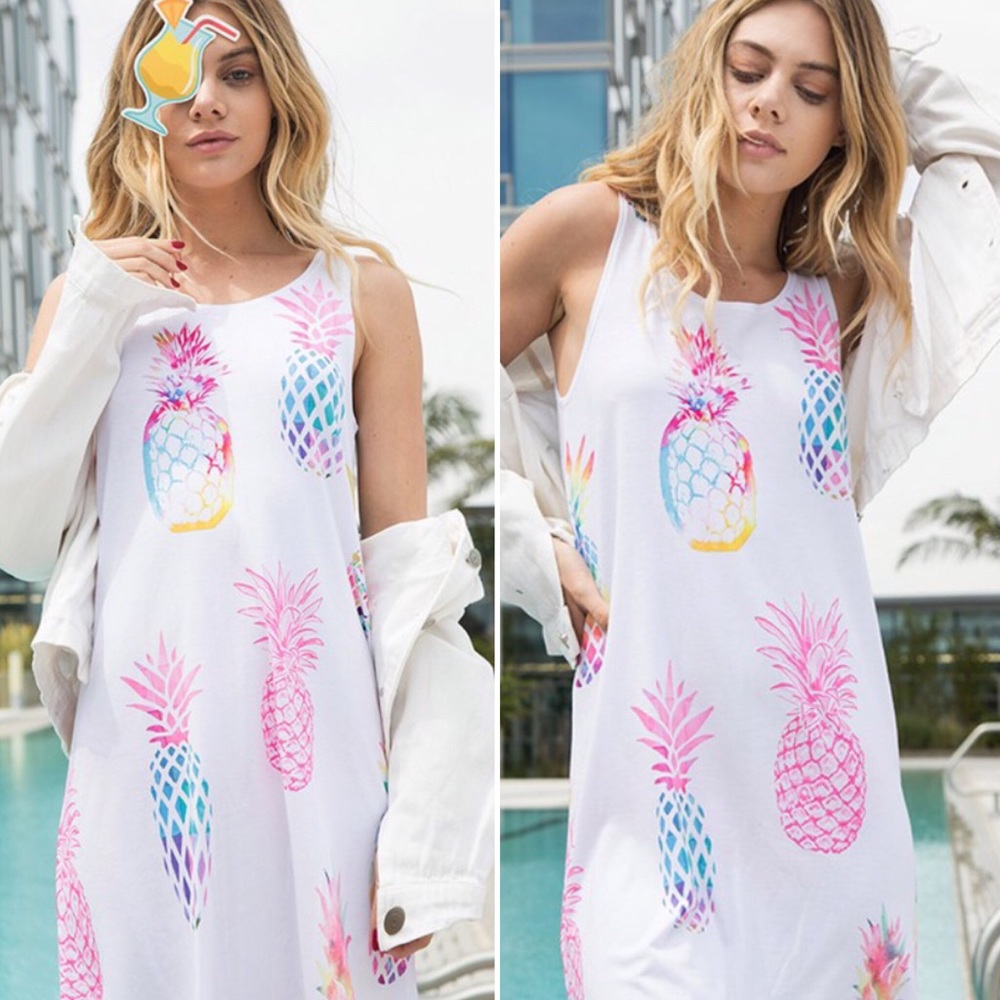 🙌SALE🙌 Last 1! Small & Medium Pineapple dress - Picture 6 of 8