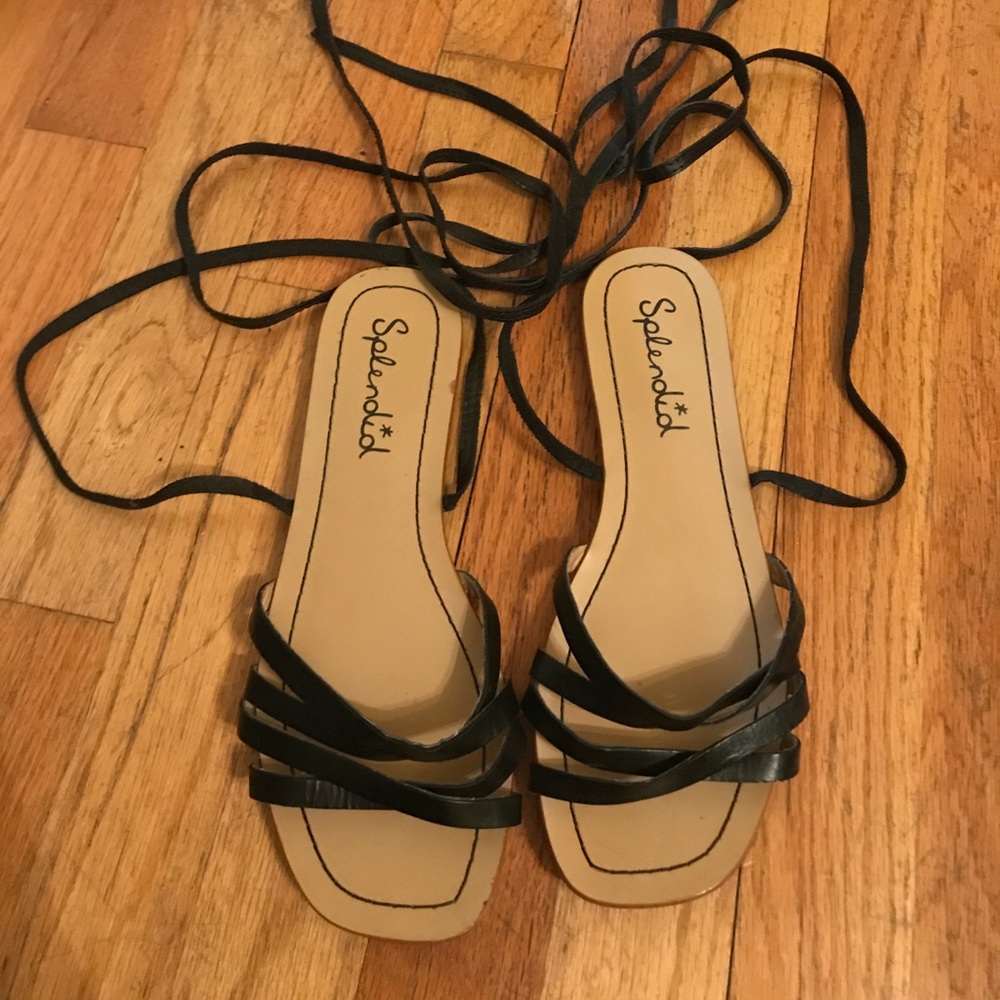Splendid tie up sandal