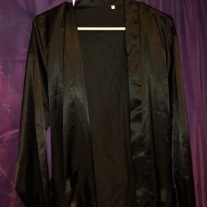Beautiful Black Soft Robe
