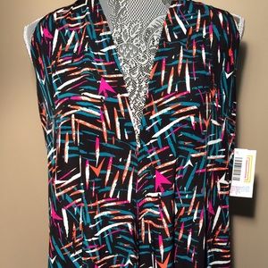 Lularoe small joy Long Sleeveless Cardigan nwt