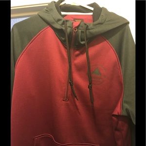 Burton bonded hoodie 1/4 zip